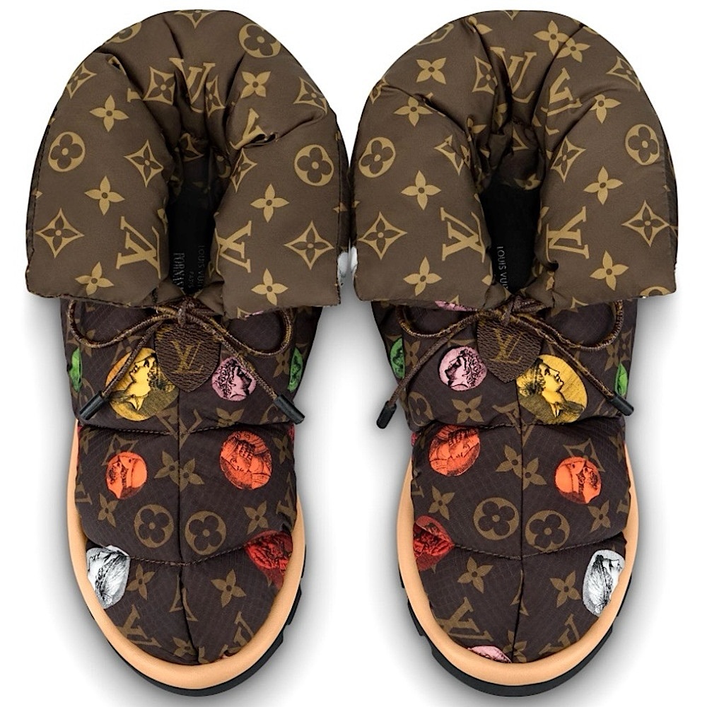 NEW Louis Vuitton x Fornasetti Rare Limited Edition Monogram Ankle Boots Sz. 39